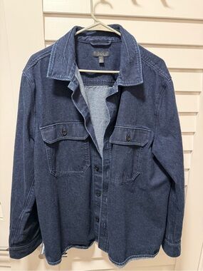 COS Men's Blue Denim Shirt Jacket